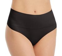 Spanx SPANXshape Everyday Shaping Thong - Core Control Shapewear Underwear - Invisible Under Clothes - Seamless Design Black