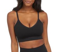 Spanx SPANXsmooth EcoCare Seamless Shaping Longline Bralette - Comfortable Everyday Bralette - Women's Bra with No Underwire - Very Black - 2X