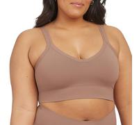 Spanx SPANXsmooth EcoCare Seamless Shaping Longline Bralette - Comfortable Everyday Bralette - Women's Bra with No Underwire - Cafe Au Lait - 1X