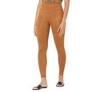 Spanx Suede-Like Leggings, Rich Caramel, M