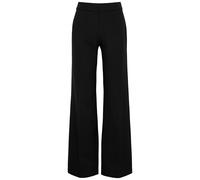 Spanx The Perfect Pant Wide-leg Stretch-jersey Trousers - Black - M