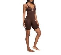 Spanx Women's Assets High-Waist Mid-Thigh Short-Seamless Shapewear Briefs, Chestnut Brown, 3X