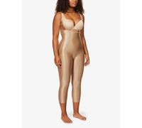 Spanx Womens Broadway Beige Suit Your Fancy Stretch-jersey Catsuit M