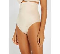 Spanx Womens Champagne Beige Suit Your Fancy High-rise Stretch-jersey Thong Xl