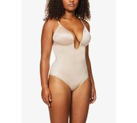 Spanx Womens Champagne Beige Suit Your Fancy Stretch-jersey Thong Body Xl