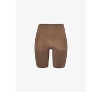 Spanx Womens Chestnut Brown Everyday Shaping High-rise Stretch-woven Shorts L