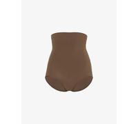 Spanx Womens Chestnut Brown Everyday Shaping High-rise Stretch-woven Shorts S
