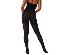 Spanx Women's Luxe Leg High-Waisted Mid-Thigh Shaping Tights Very Black A