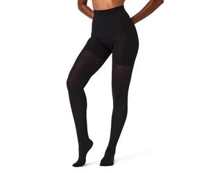 Spanx Women's Luxe Leg Mid-Thigh Shaping Tights Very Black B