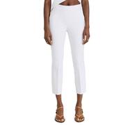 SPANX Women's On-The-Go Ankle Slim Straight Pants, Classic White, Large