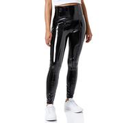 Spanx Women's Paten Leather Thigh Shapewear, Black, M