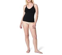 Spanx Women's Seamless Power High-Waisted Thong Camisole, Very Black, M