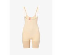 Spanx Womens Spanxsculpt™ Gofigure Open-Bust Mid-Thigh Bodysuit Honey S