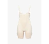 Spanx Womens Spanxsculpt™ Gofigure Open-Bust Mid-Thigh Bodysuit Toasted Coconut S