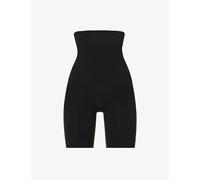 Spanx Womens Spanxsculpt™ Seamless Power High-Waisted Mid-Thigh Shorts Very Black M