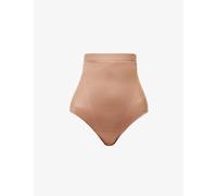 Spanx Womens Spanxshape™ Invisible High-Waisted Stretch-Woven Thong Cafe Au Lait XS