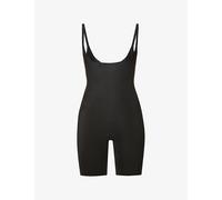 Spanx Womens Spanxshape™ Invisible Open-Bust Mid-Thigh Bodysuit Very Black M