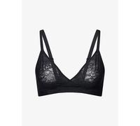 Spanx Womens Spanxsupersmooth™ Day To Date Night Lace Bralette Very Black XL