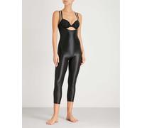 Spanx Womens Very Black Suit Your Fancy Stretch-jersey Catsuit Xl