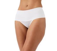 SPANXsmooth Undie-tectable Thong - Comfortable Core Control - Invisible Shapewear Thong - Women's No Show Thong Underwear, Powder, M