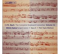 Spanyi:Opus X:Mattson&Spanyi - Bach, CPE - Keyboard Concertos, Vol 14