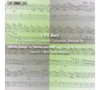 Spanyi:Ven Delft:Opus X Ensemb - Bach, CPE - Complete Keyboard Concertos Vol 16