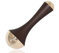 Spanzo Creation Natural Ayurvedic 2 in 1 Kansa Wand Face Acupoint Massager for Detoxification & Deep Relaxation Massage Tool Teak Wood Handle-1