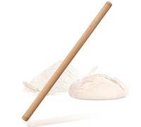 spar-home Turkish Rolling Pin - Traditional Beech Wood Rolling Pin Handmade Wooden Oklava (60 x 2.5 cm)