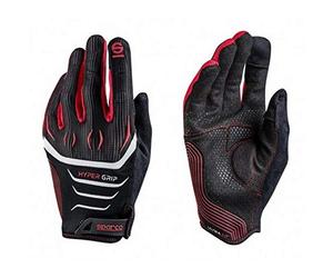 Sparco 002094 Nrrs10 Hypergrip Gloves, Black/Red, M