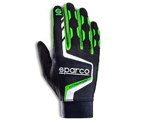 Sparco 00209510NRVF HYPERGRIP GLOVES + T 10 BLACK/GREEN, Black/Green, 42/50 EU
