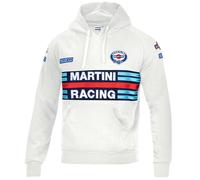 Sparco 01279MRBI Work Sweatshirt Hoodie Martini Racing White