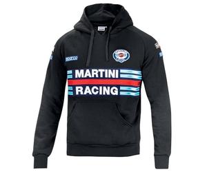 Sparco 01279MRNR4XL SWEATSHIRT MARTINI-R SIZE XL BLACK, multicoloured, X-Large
