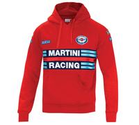 Sparco 01279MRRS Work Sweatshirt Hoodie Martini Racing Red