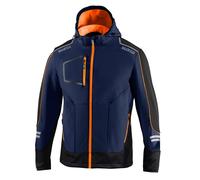 Sparco 02412BMAF3 York Blue/Orange Soft-Shell Work Jacket