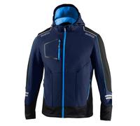 Sparco 02412BMAZ York Light Blue Soft-Shell Work Jacket