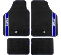 SPARCO 03763BBS Set of 4 Universal Rugs in Blue/Black