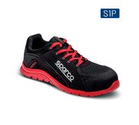 Sparco 07517NRRS Safety Shoes Practice Jacques S1P SRC Red/Black