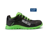 Sparco 07517NRVF Safety Shoe Practice Keke ESD S1P SRC Black/Green