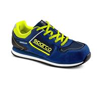 Sparco 07527BMGF Dani S1P SRC Safety Shoe Blue/Yellow
