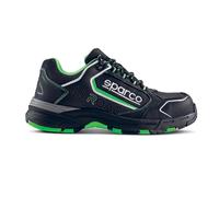 Sparco 07528NRVF Baku ESD S3S SR FO HRO Safety Shoe Black/Green