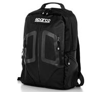 Sparco Stage Rucksack, 15 Litre Capacity - Black and Silver