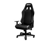 Sparco Coach Gaming / Office Chair - Adjustable, Lumber Support (Black / White)