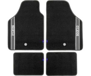SPARCO Complete Set 03763 Universal Carpet Floor Mats 4-Piece
