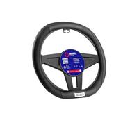 Sparco Flat Base Steering Wheel Cover Black 35 cm | Non-Slip and Ergonomic Sports Design | Compatible with Peugeot 208, 308, 508, 2008, 3008, 5008 | Quick Installation