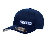 Sparco Flexfit Cap Original Navy Blue Size S/M Baseball, Standard Unisex Adult