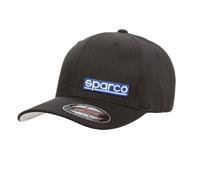 Sparco Flexfit Motorsport Flat Peak Cap / Hat With Logo