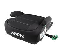Sparco ISOFIX R129/03 Child Booster Seat | 125-150 cm (6-12 Years) | Booster seat Without backrest | Ergonomic, Washable and Breathable Padding | Greater Stability and Side Protection