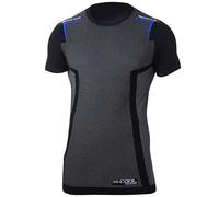 Sparco K-Carbon Short Sleeve T-Shirt Blue T Unisex Adult 42/50 EU, Multicoloured, 42/50 EU