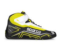 Sparco K-Run Shoes Size 34 Black/Fluo Ye