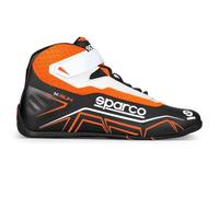 Sparco K-Run Shoes Size 40 Black/Fluo Or
